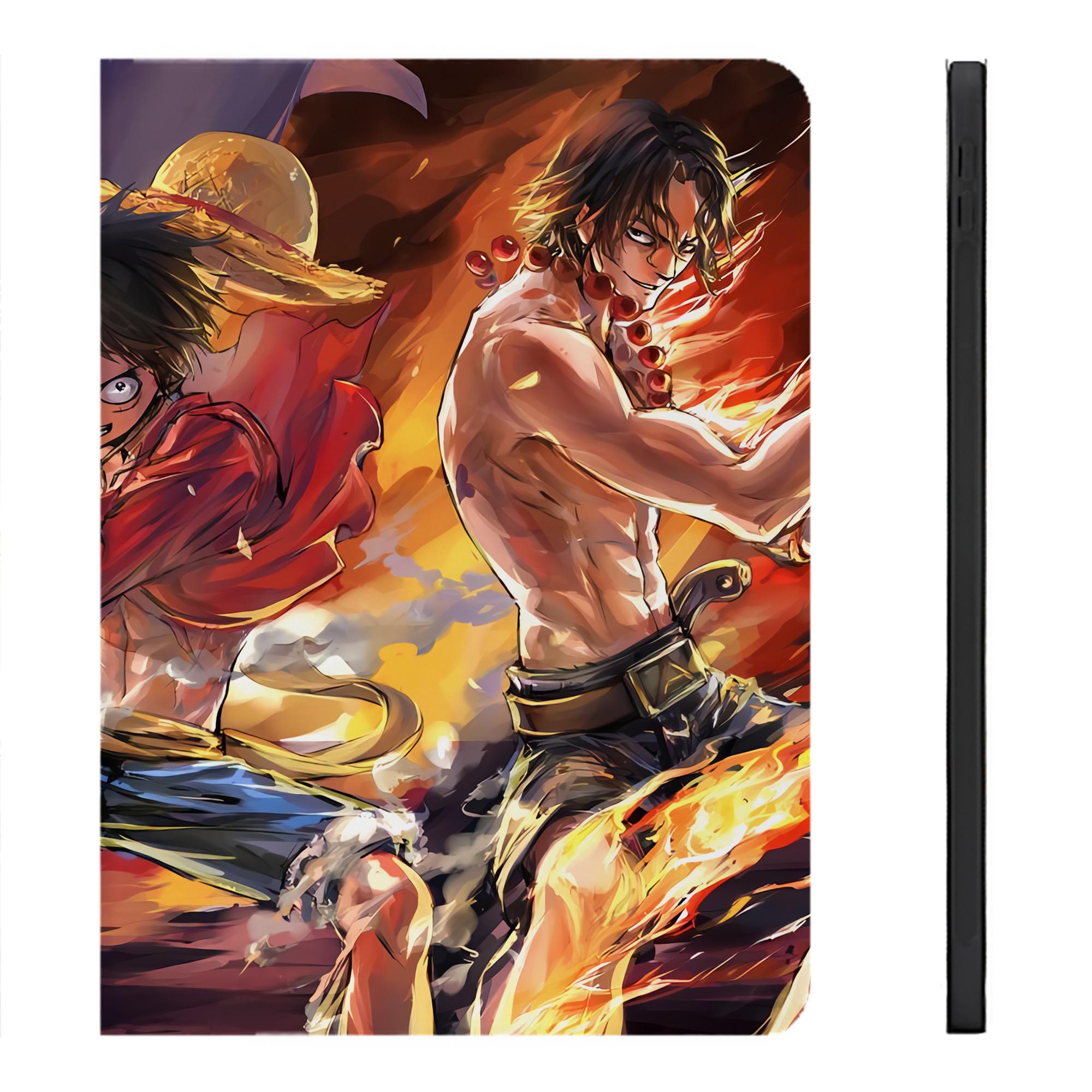 （画像用） ワンピース ONE PIECE IPadケース ペンホルダー付き ブックスタイルデザイン